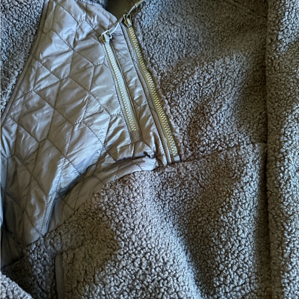 JoyLab Black Sherpa Fleece Jacket